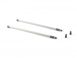 Рейлинги Firmax длина 270 мм, круглые верхние для ящика Newline, серые, FRM0926.43/RL